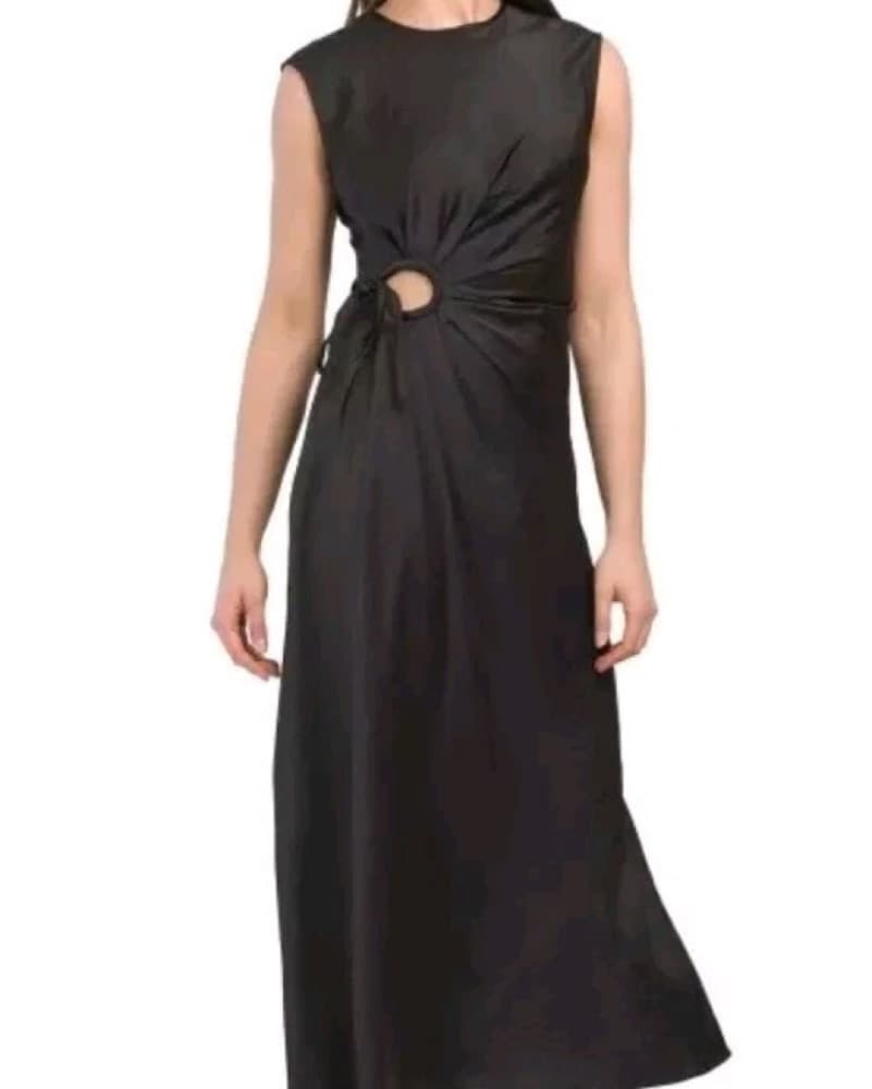 Elegant Black Cocktail Dress - Image 1