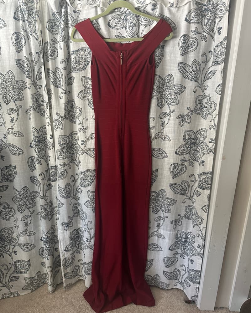 Marciano Red Off The Shoulder Dress - Image 2