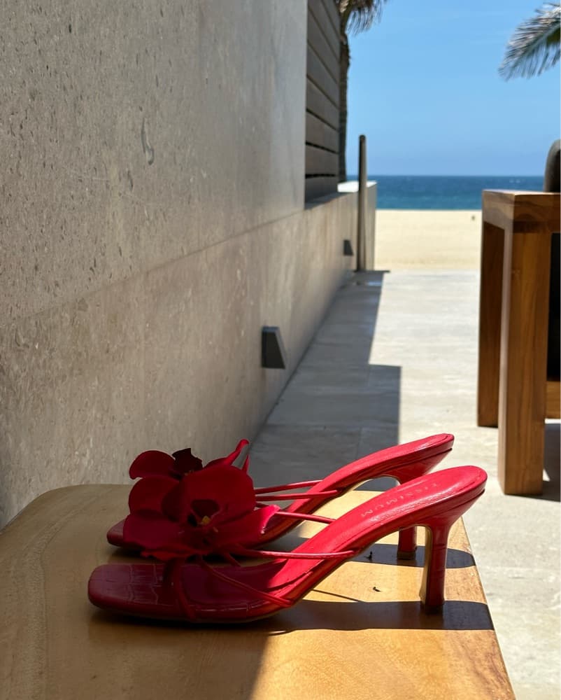 Red Orchid Heels - Image 5