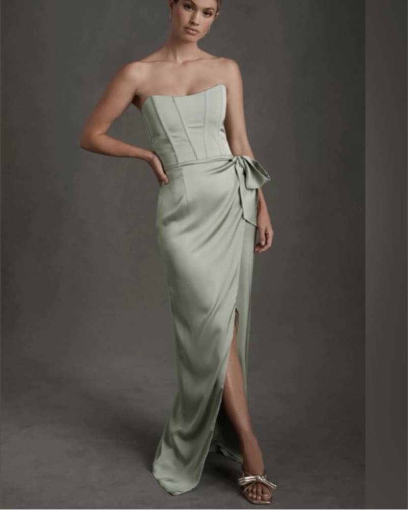 V. Chapman June Corset Jacquard Gown - Image 1