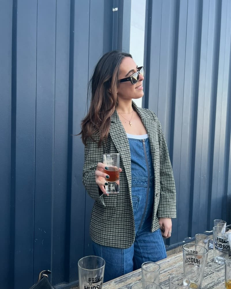 Oversize Plaid Blazer  - Image 1