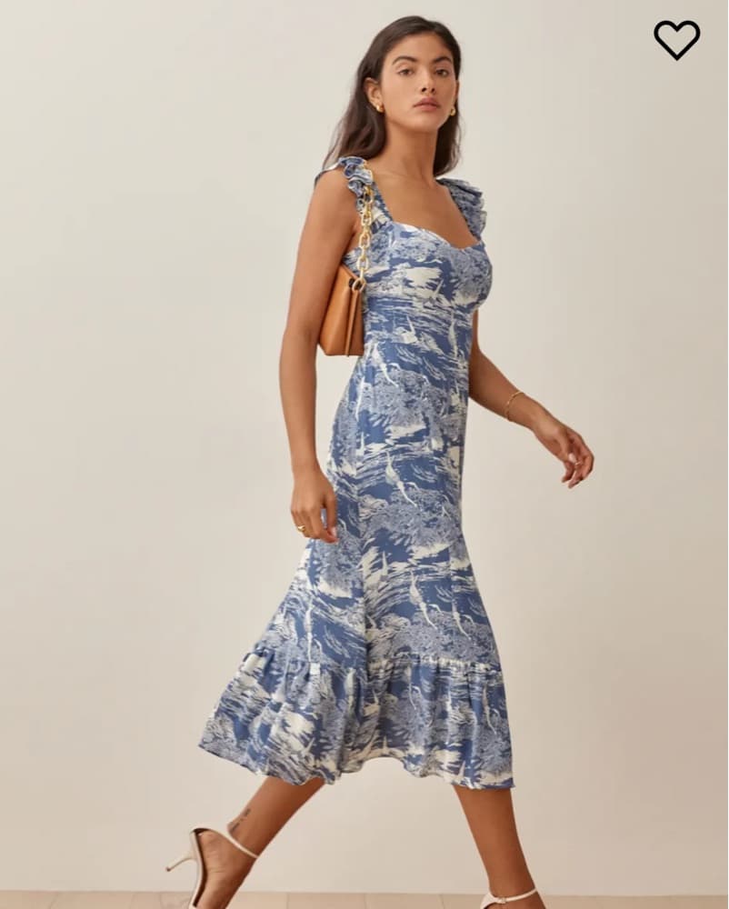 Reformation Ivory Bondi Midi Dress  - Image 2