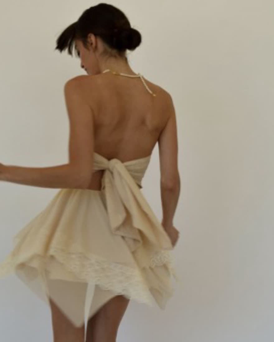 Penelope Dress - Nude - Image 2