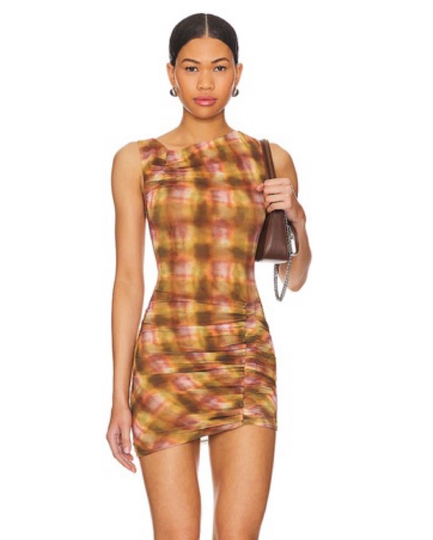 Vibrant Tie-Dye Mini Dress - Image 1