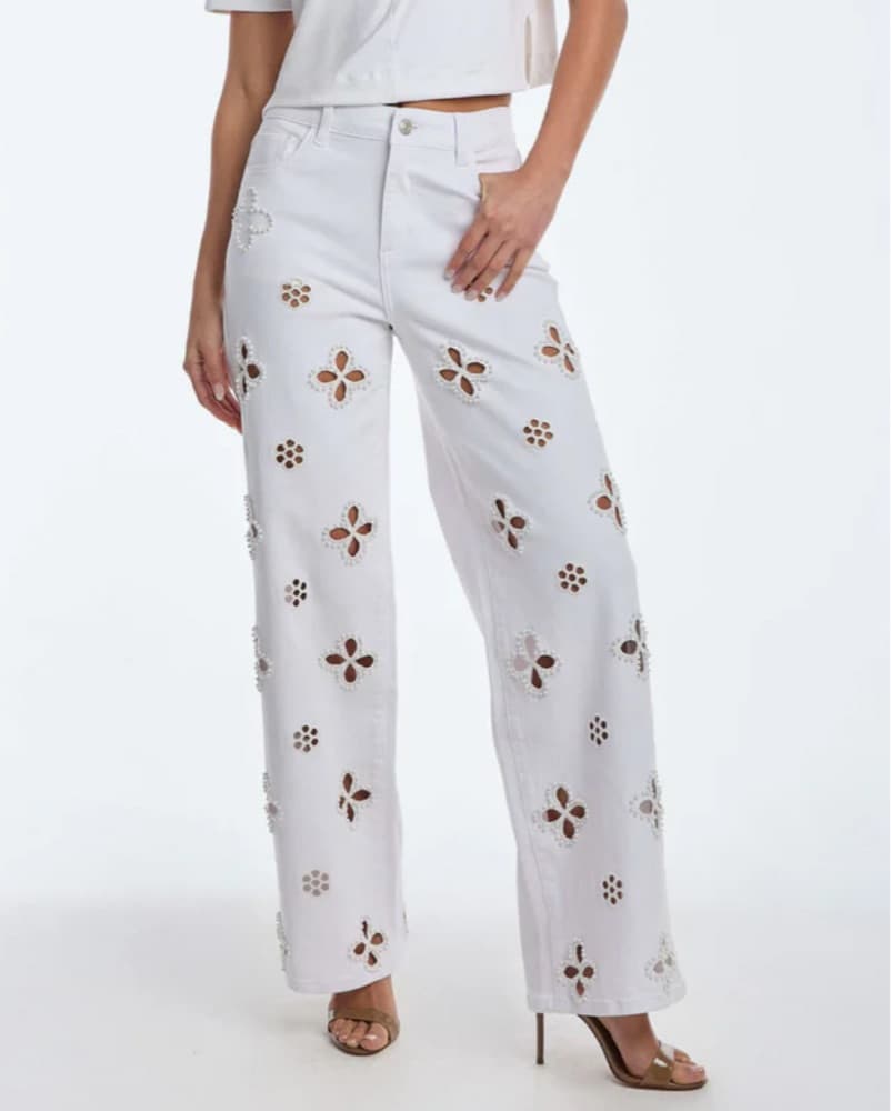 The Noli Shop Kaia Pearl High Rise Jean - Image 2