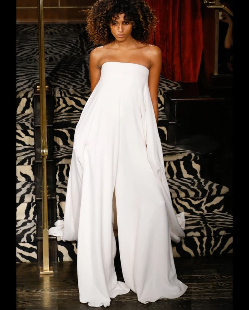 Brandon Maxwell Strapless Jumpsuit - Image 1