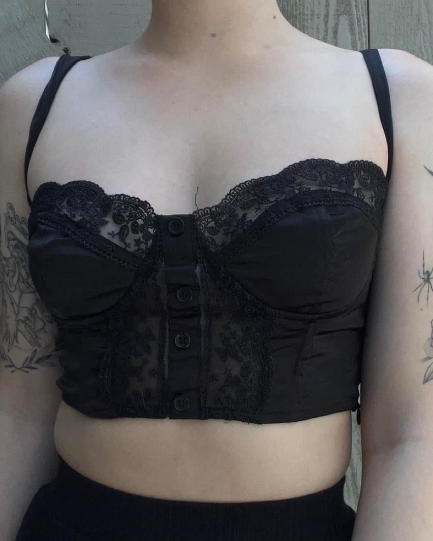 Princess polly Black Bustier - Image 1