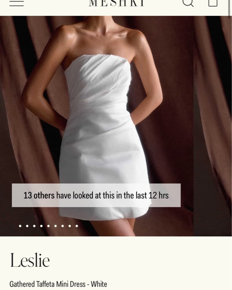 Meshki Leslie Taffeta Mini Dress - Image 1