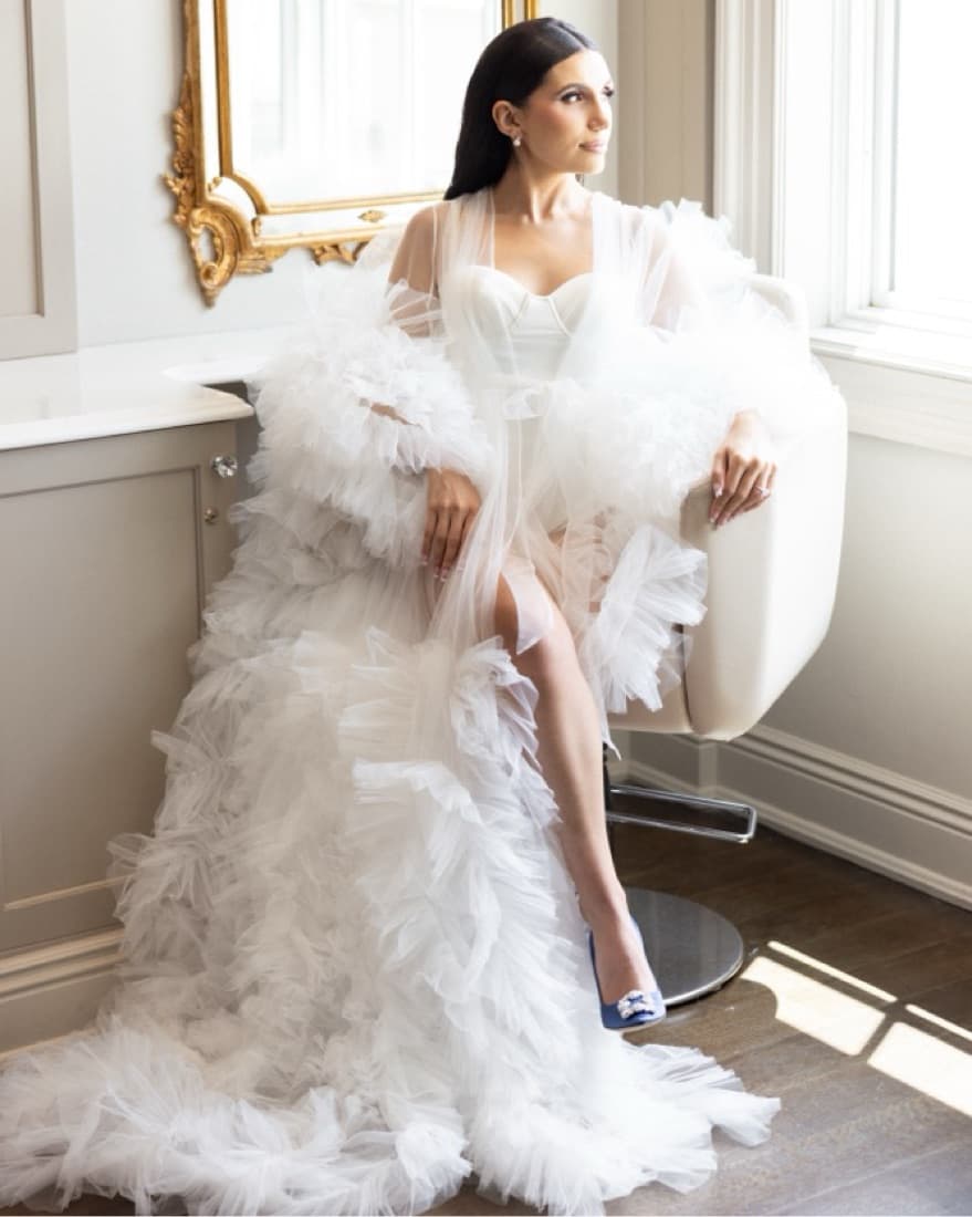 Voir victoria Bridal Robe - Image 2