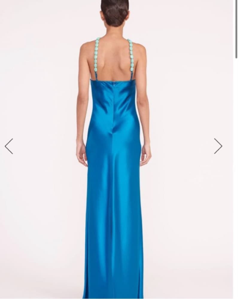 STAUD CADENCE DRESS 🩵 Turquoise Blue - Image 3