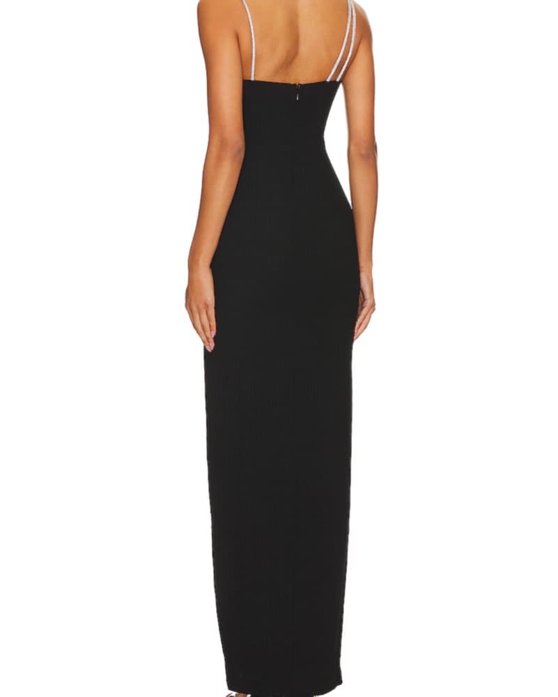 Evelyn Maxi Dress in Black - Image 2