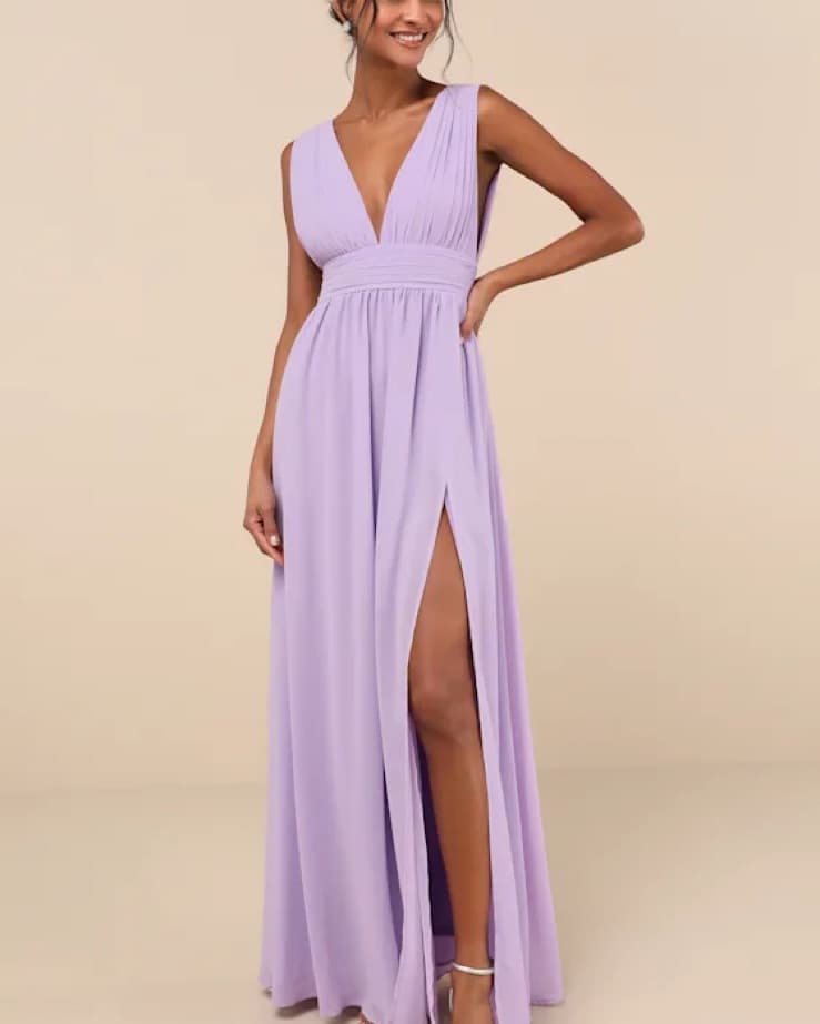 Lulus Maxi Dress (SEE ACC COLOR) - Image 1