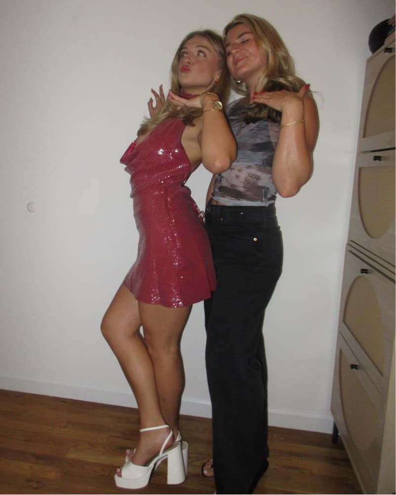 Sequin Halter Neck Mini Dress - Image 2
