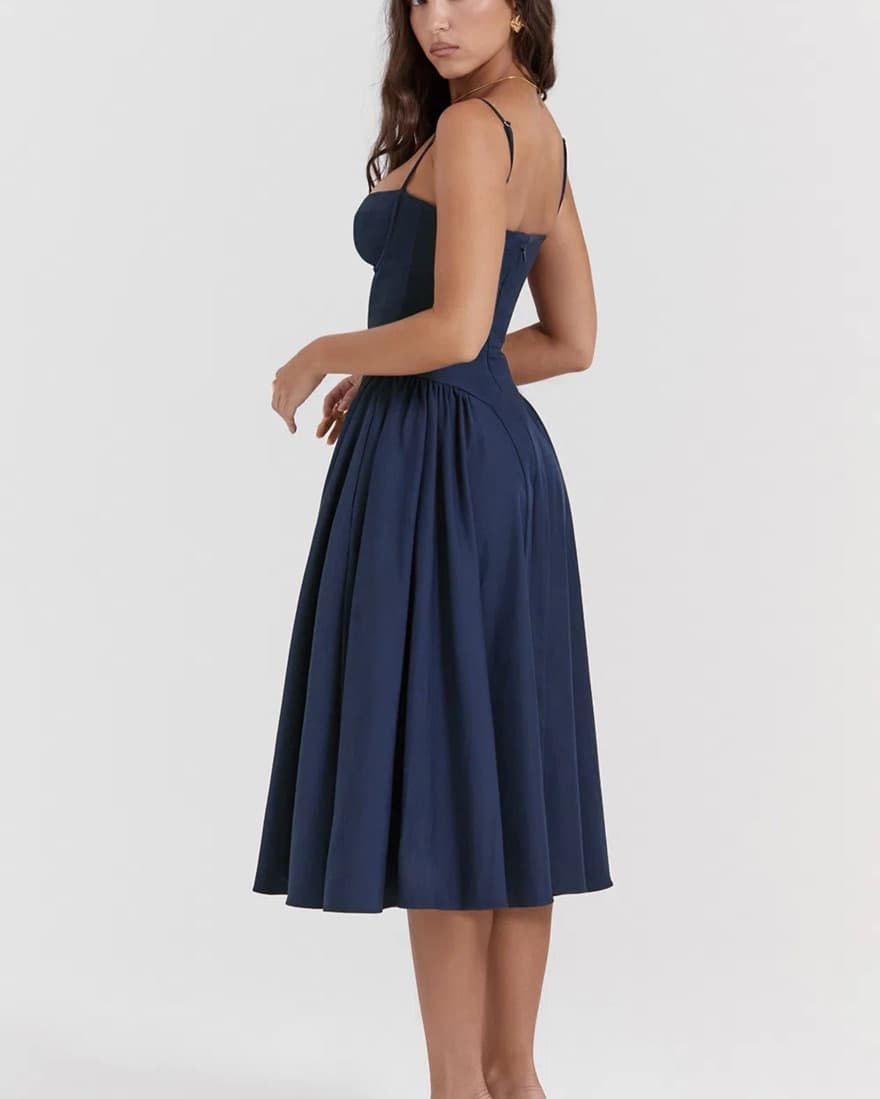 House Of CB Samaria Dress Navy - Image 4