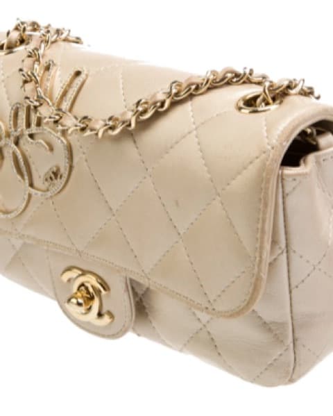 Chanel Mini V champange Crystal Vintage - Image 6