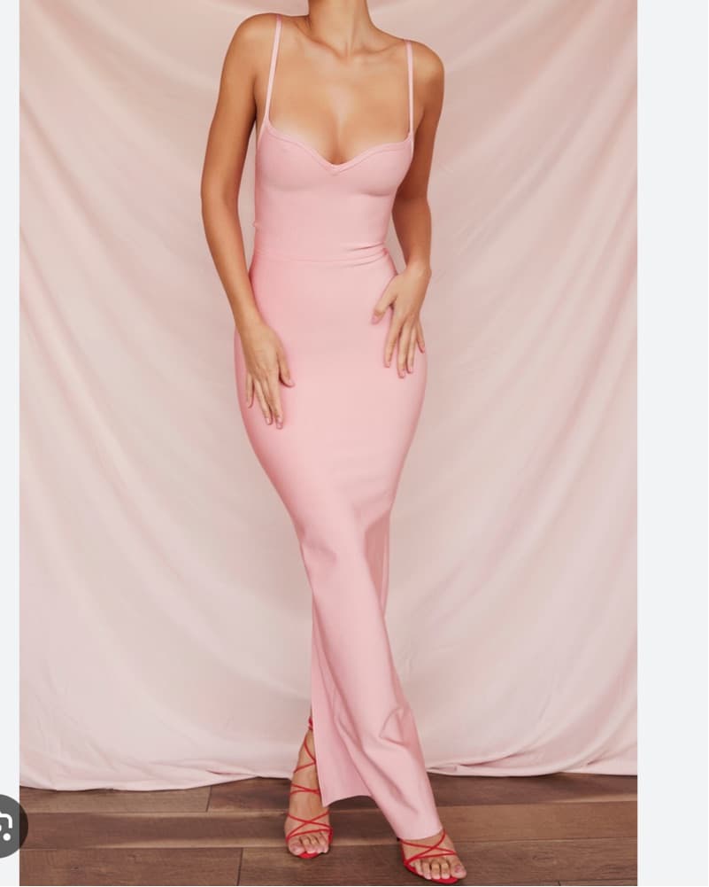House Of Cb Pink Gown  - Image 1