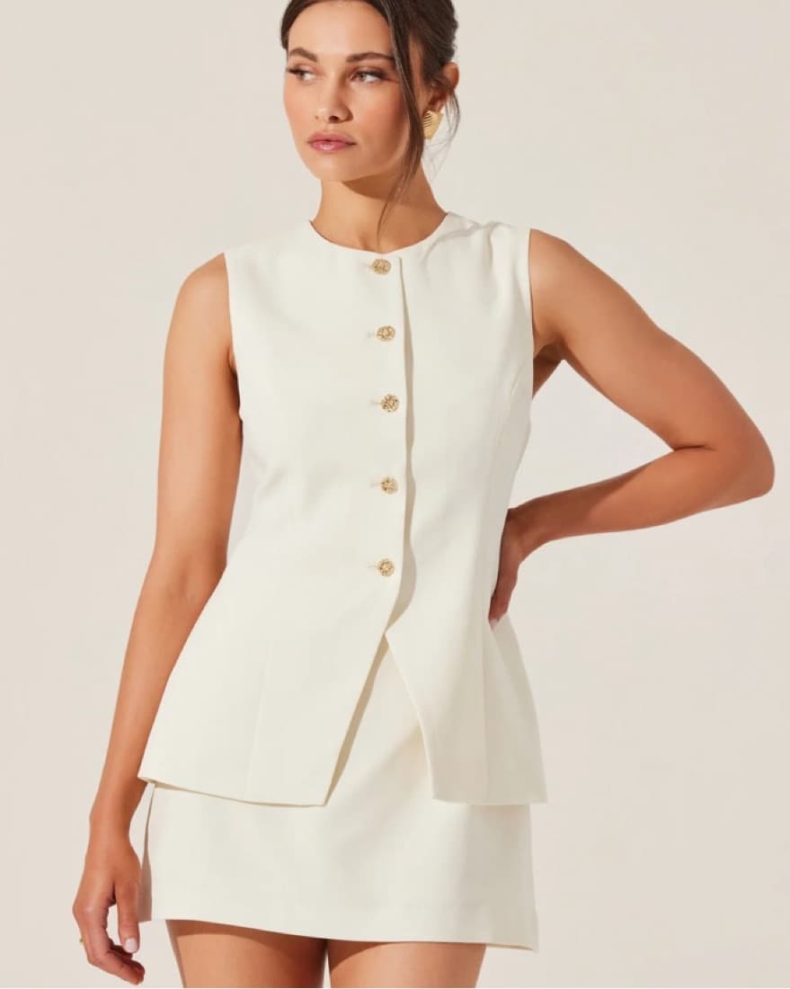 Sophisticated Sleeveless Mini Dress - Image 2