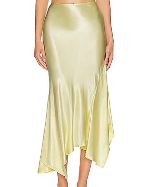 Yellow Satin Matching Set  - Image 2