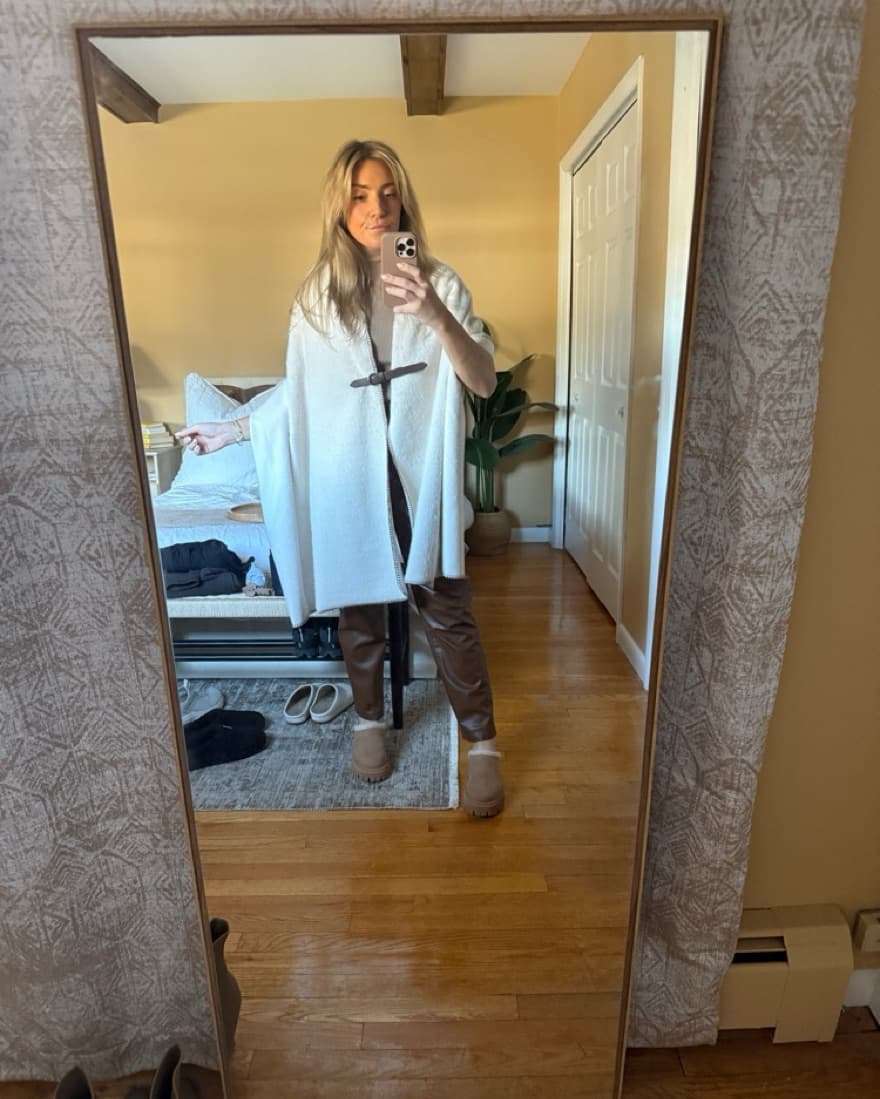 Zara Sweater Poncho - Image 1