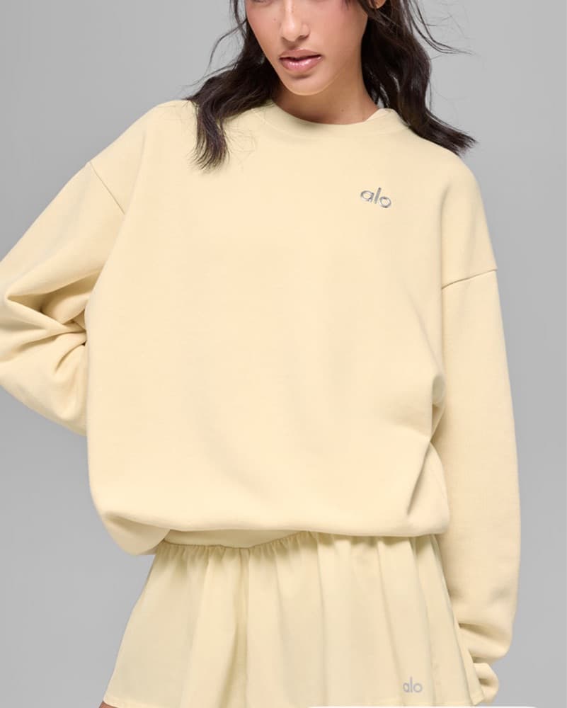 Alo Butter Yellow Sweat Set Xs - Image 2