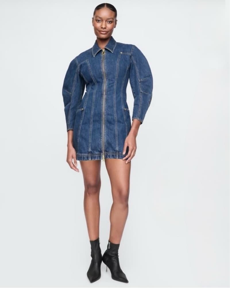 Cult Gaia X Gap Barrel Denim Dress - Image 1