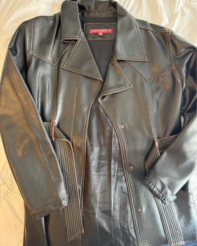 Vintage Faux Leather Jacket  - Image 1