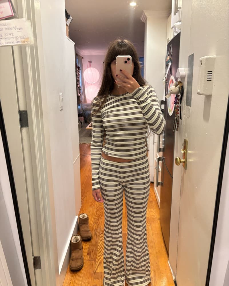 EDIKTED Avalie St Knit Top and Pants Set - Image 2