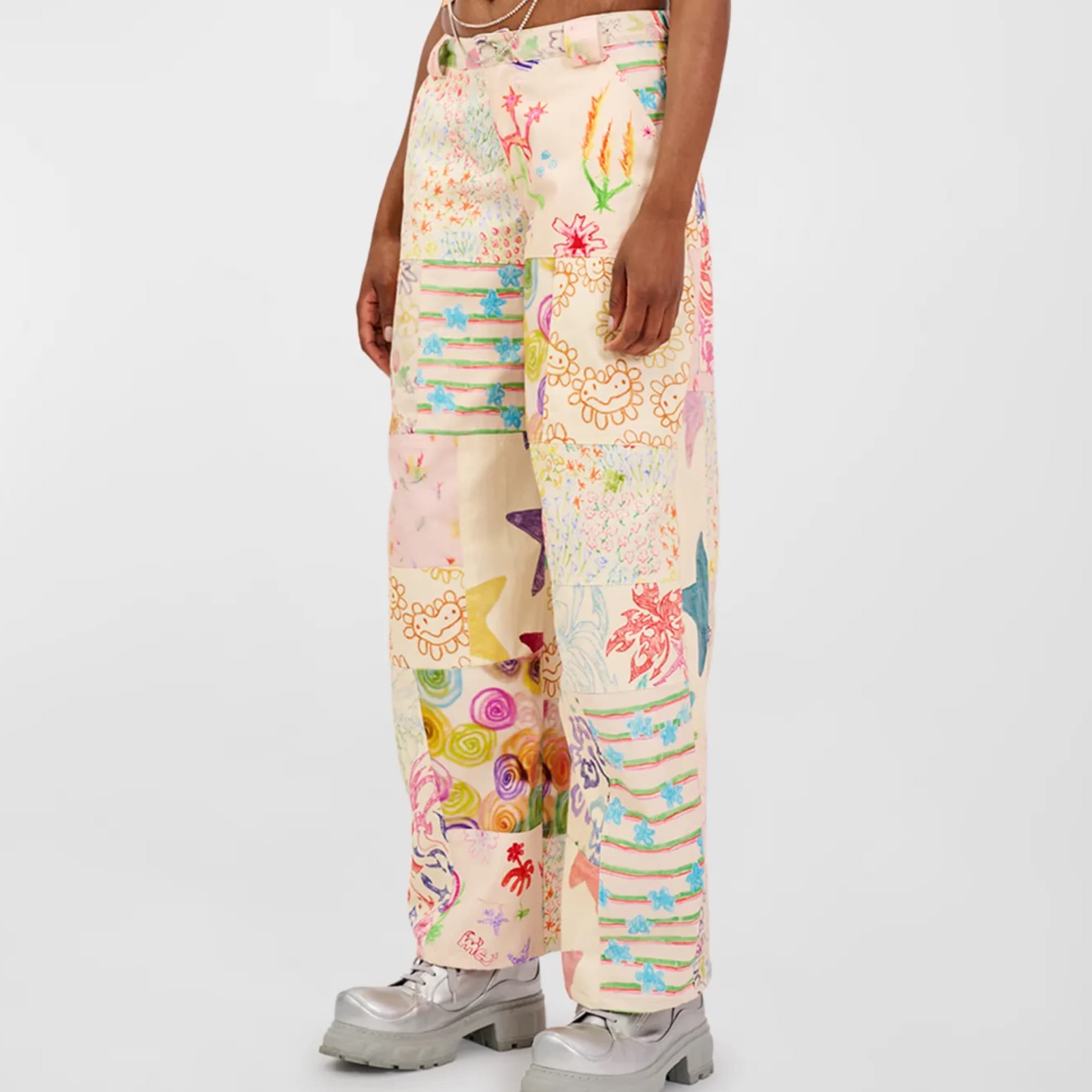 Collina Strada Patchwork Denim Pants - Image 1