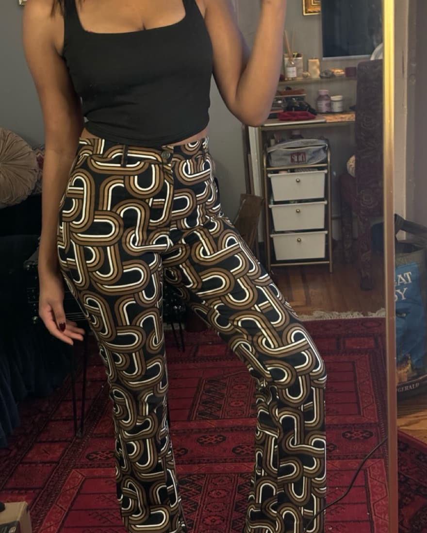 Mod Print Flare Pants  - Image 4