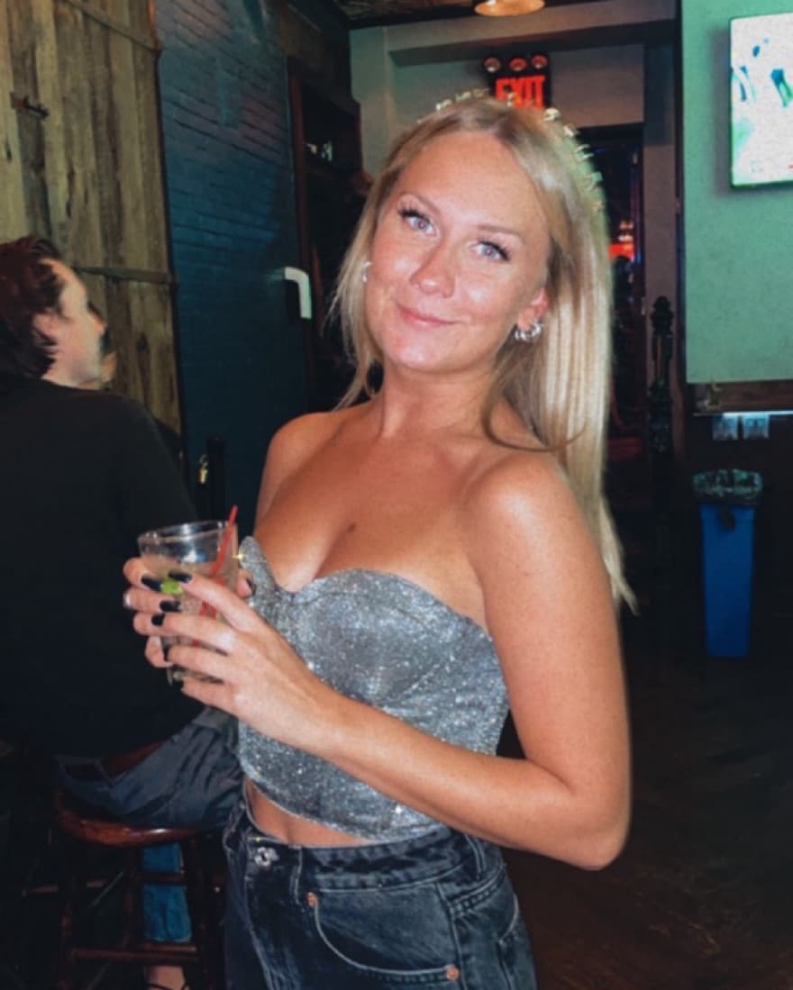 Silver Sparkly Bustier  - Image 3