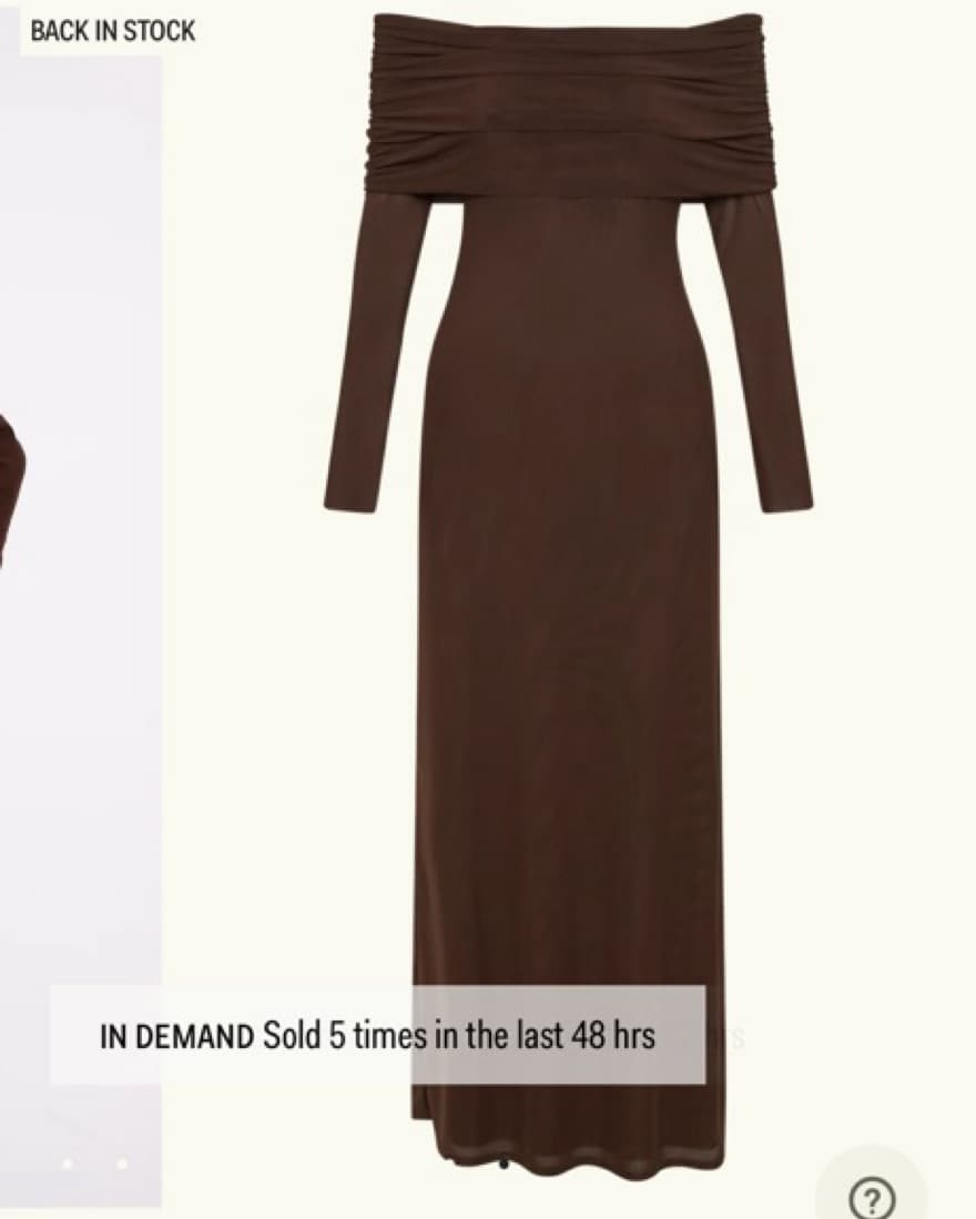 Meshki Josie Off The Shoulder Dress - Image 3