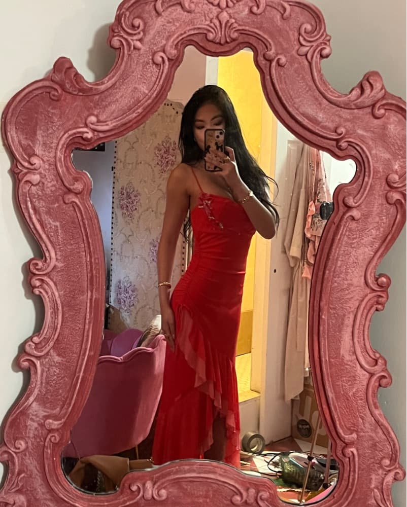 Vintage 2000s Hot Pink Maxi Dress - Image 4