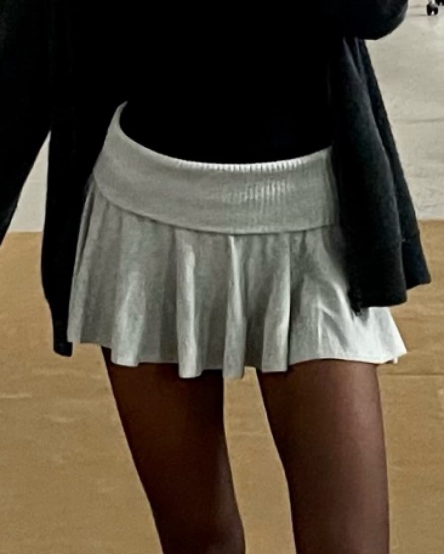 Frankie’s Bikinis Knit Mini Skirt - Image 2