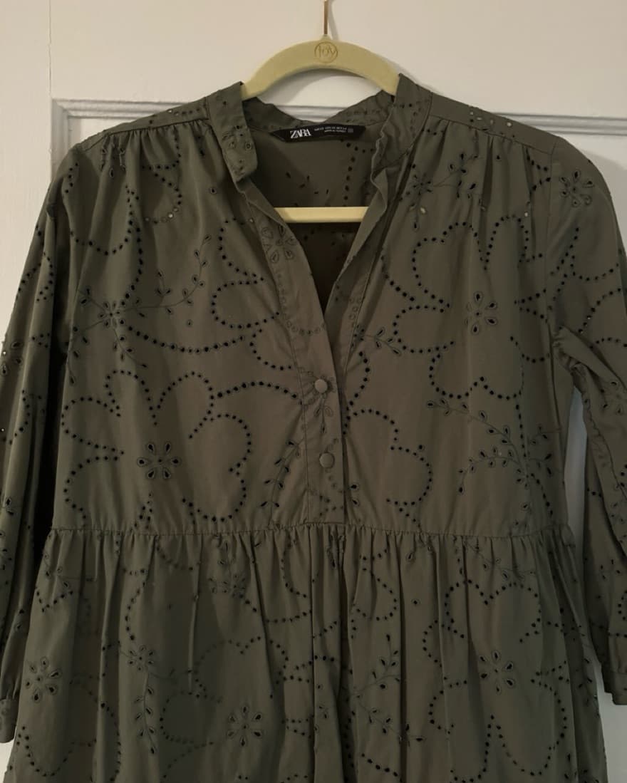 Zara Eyelet Dress - Image 3
