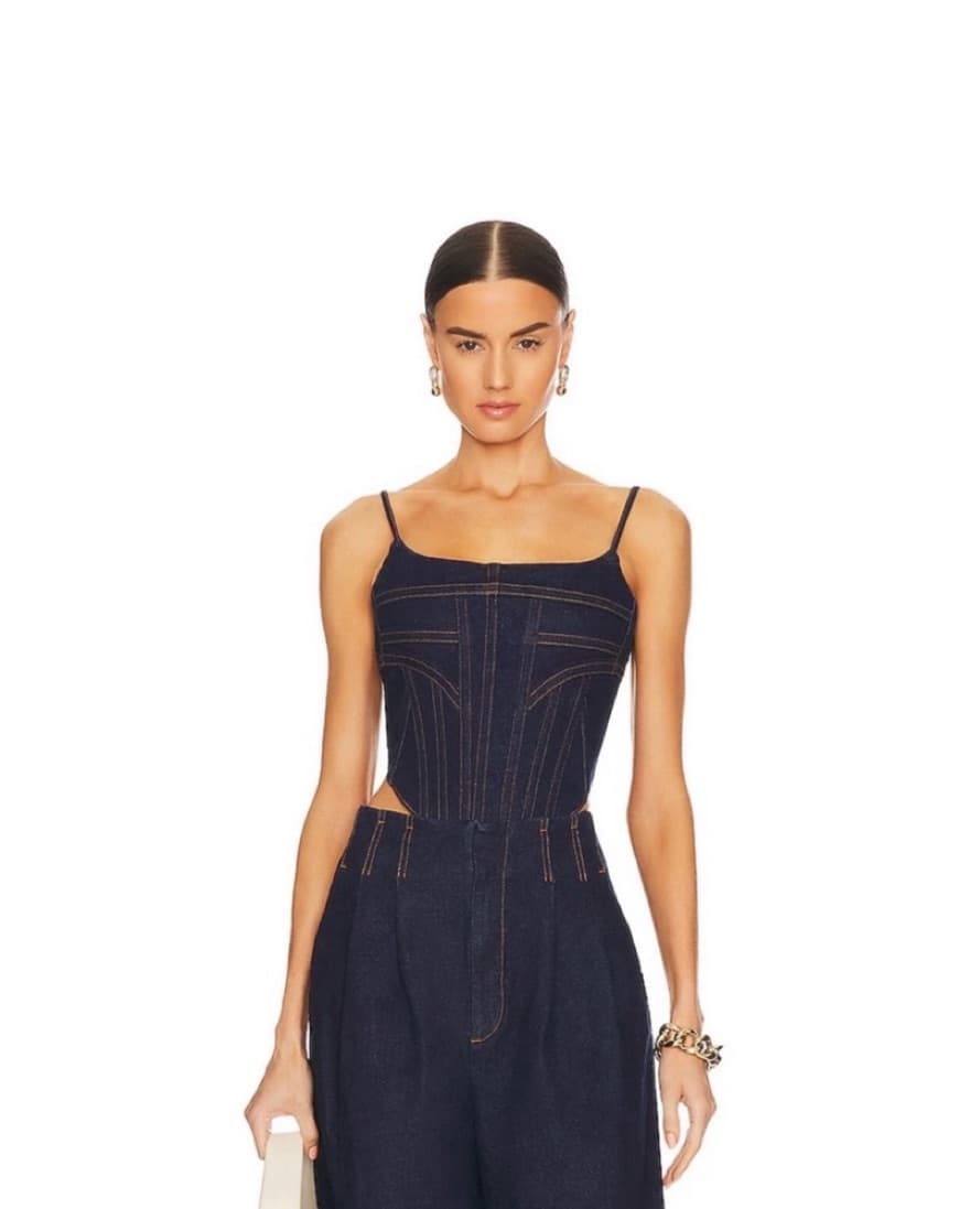 GRLFRND Denim Bustier - Image 1