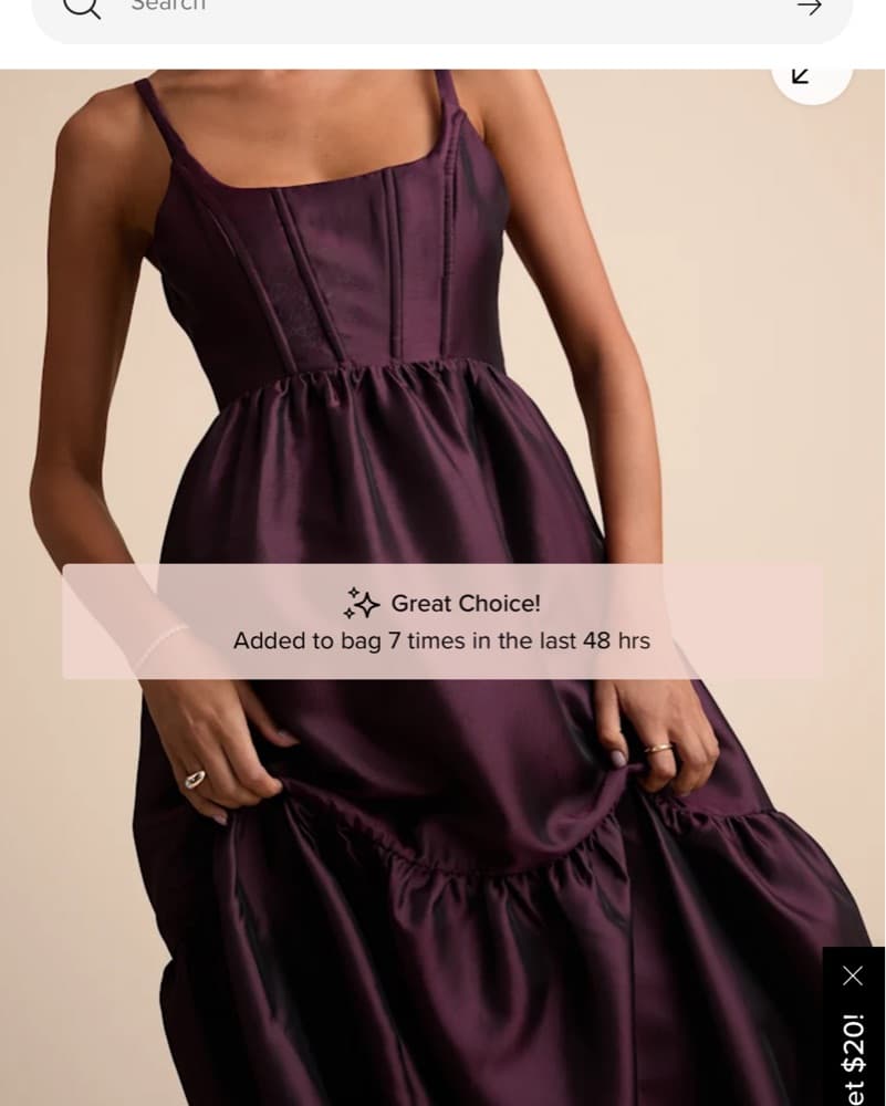 Lulus Purple A-Line Dress - Image 2