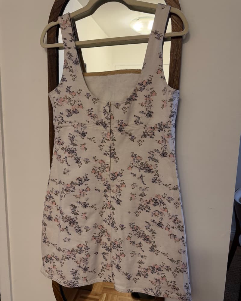 Floral Printed Mini Dress - Image 5