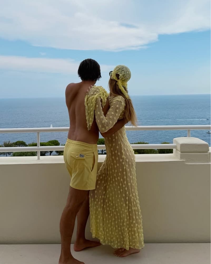 Marfa Yellow Debbie Lace Dress - Image 2
