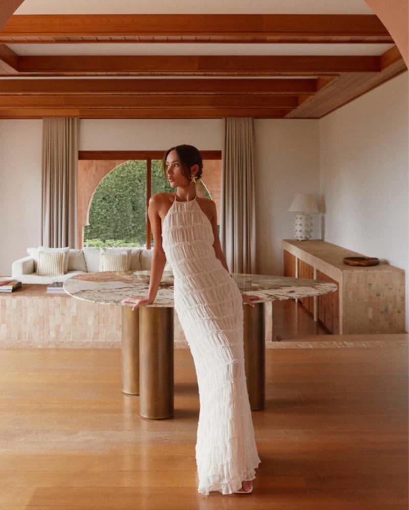 Peppermayo Aullie Maxi Dress - Ivory - Image 1