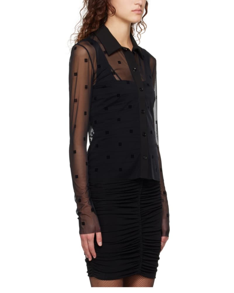 Givenchy black sheer top - Image 2