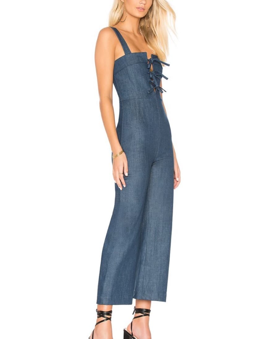 Revolve Denim Jumpsuit - Image 2