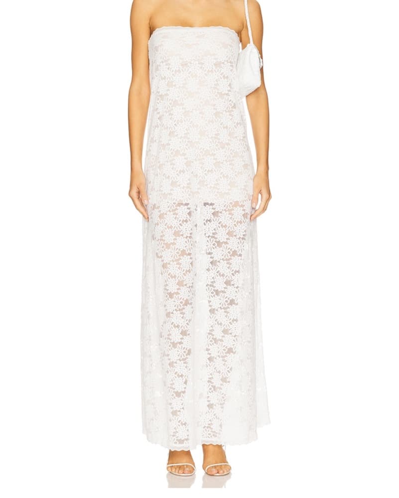 Runaway the Label White Lace maxi dress - Image 1