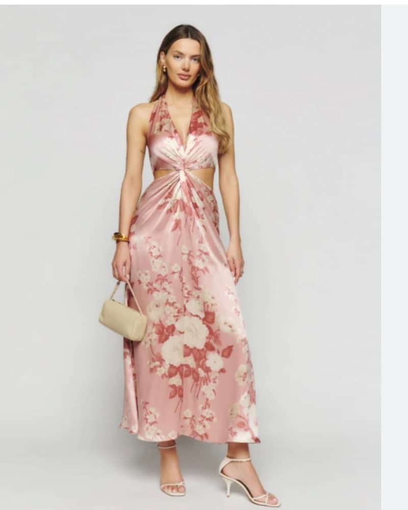 Reformation Formal Silk Maxi Dress - Image 1