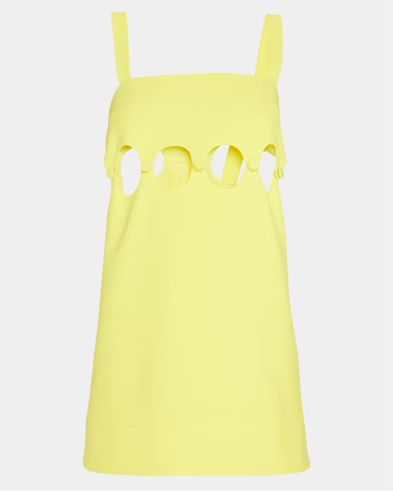 Alexis Cut Out Yellow Dress - Image 1