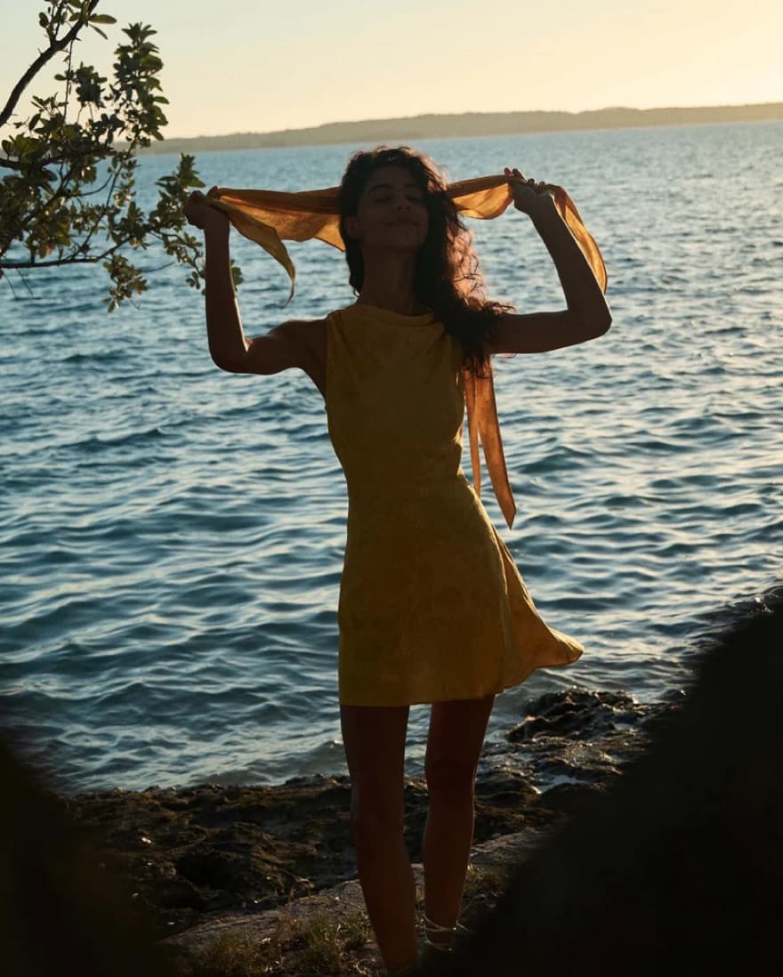 Doen Marcella Dress W Matching Scarf - Image 2