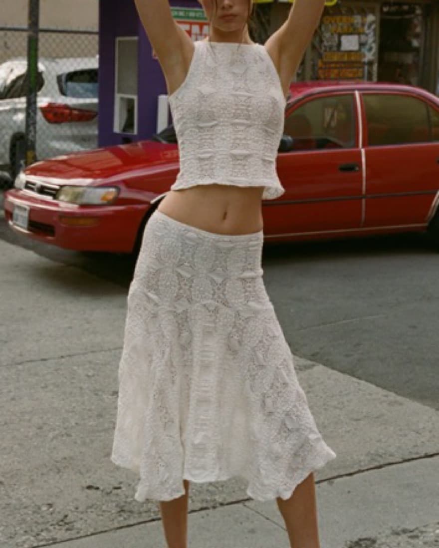 With Jean Maeve White Lace Set  - Image 1