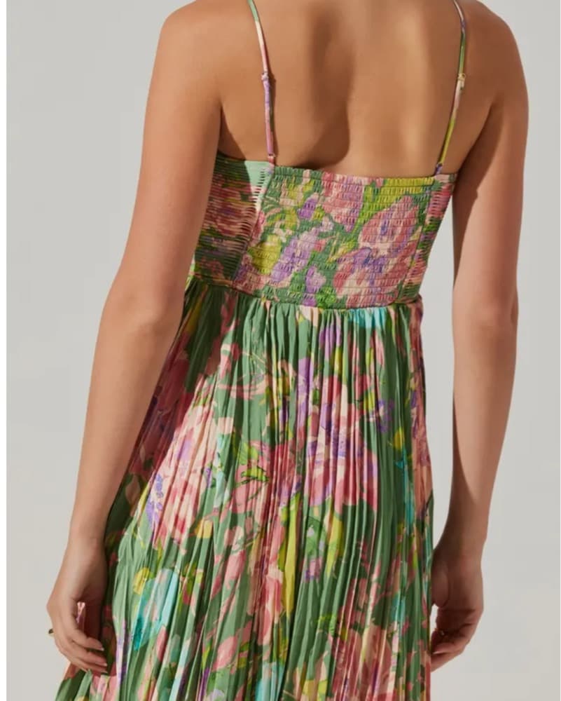 Maeve Pleated Mini Dress - Image 2