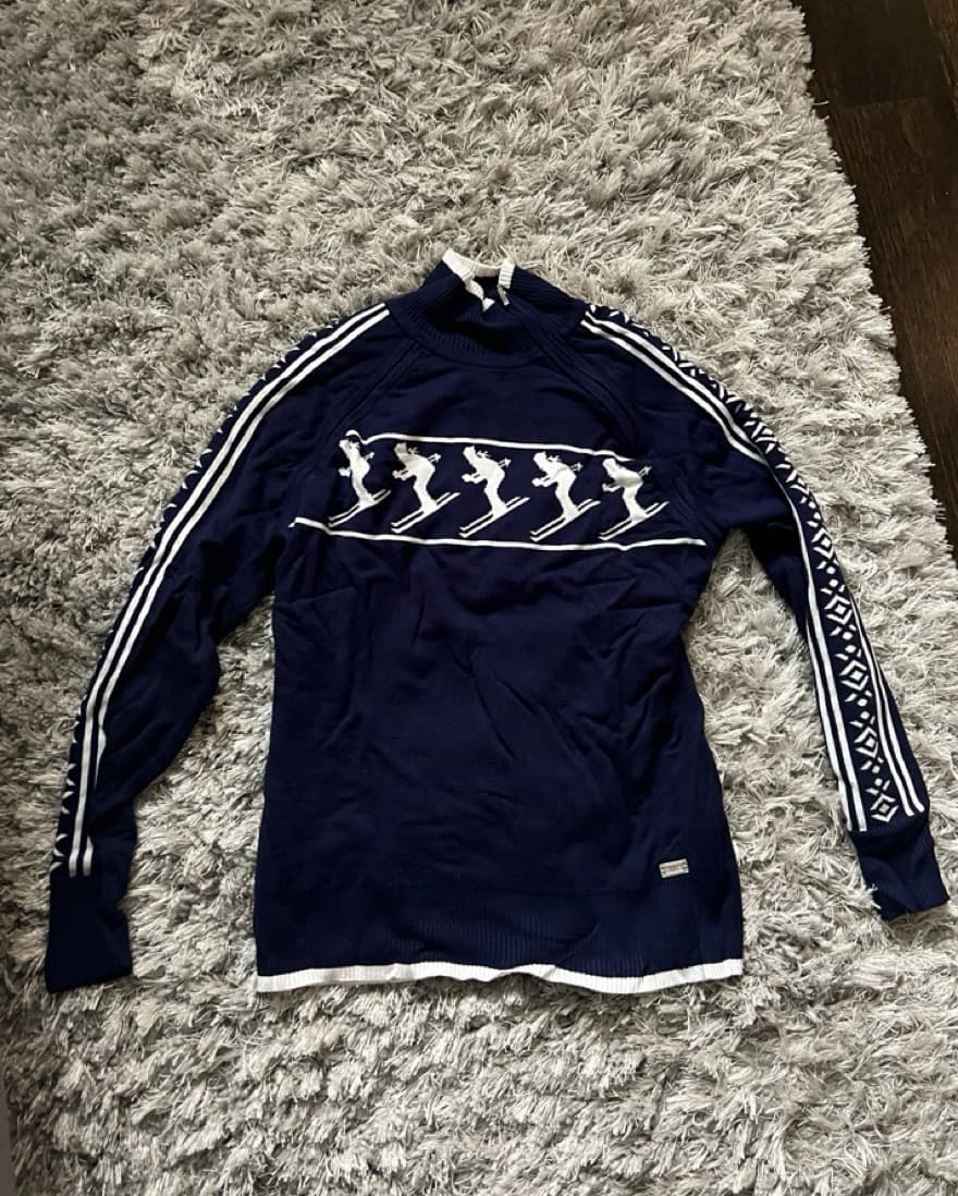 Navy Ski Sweater - Image 2