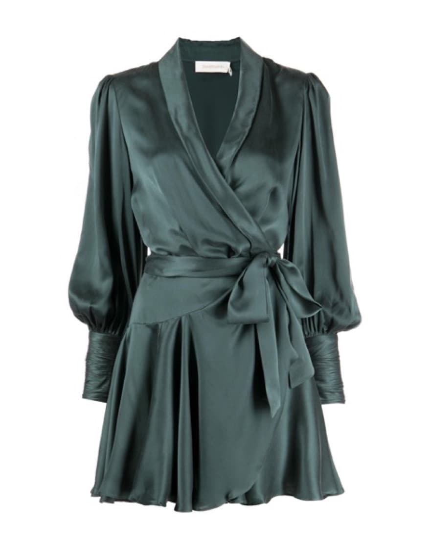 Zimmerman Silk Wrap Dress - Image 1