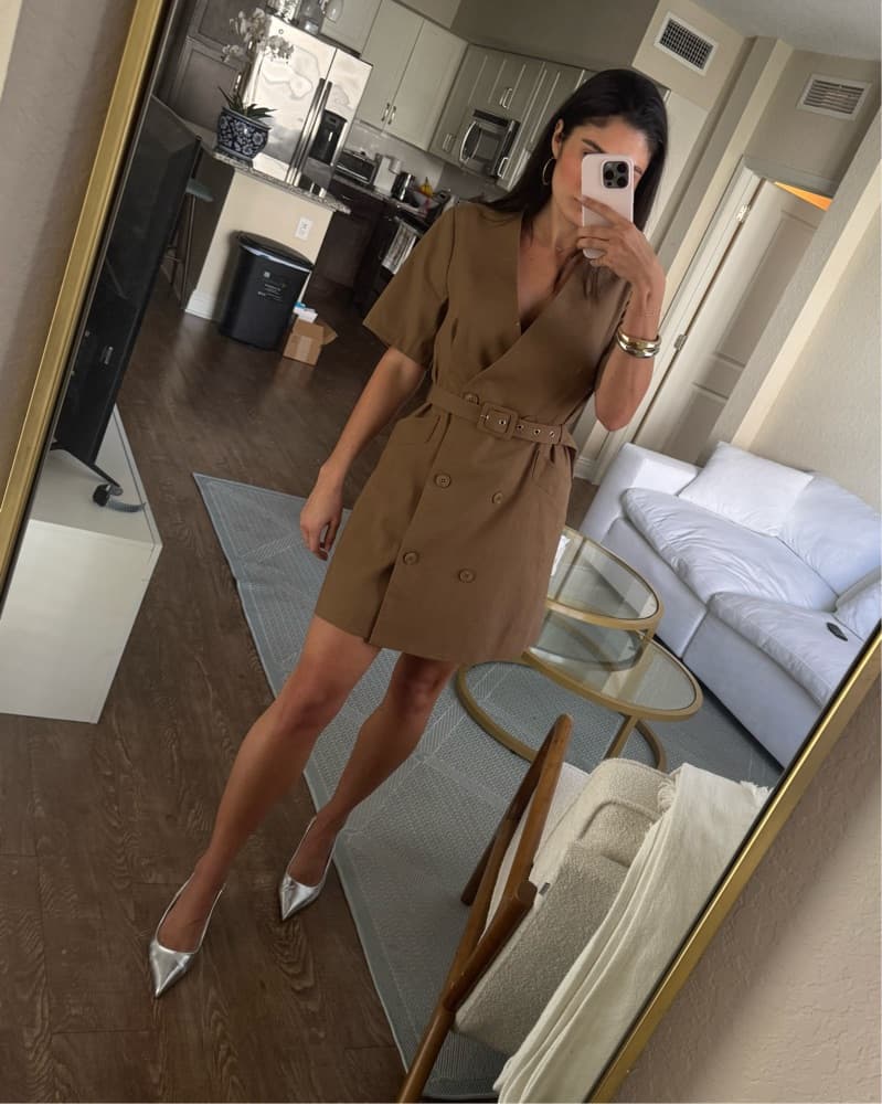 Astr The Label Brown Dress - Image 1